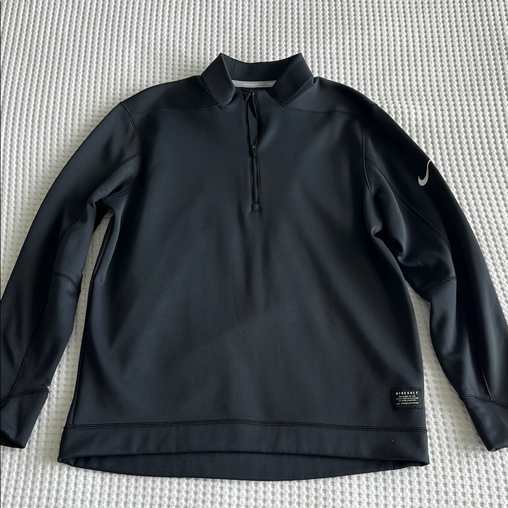 Nike Golf Black Quarter Zip Pullover